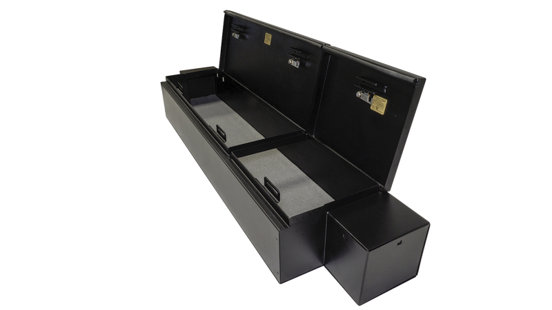 Ram 1500 Underseat Storage Box - Rear - Tuffy Products - Lockbox with 3-Digit Combo - Black - `19-`25